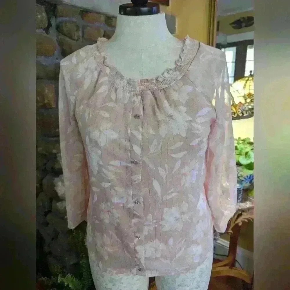 Adrienne Vittadini Women's Blouse Size S